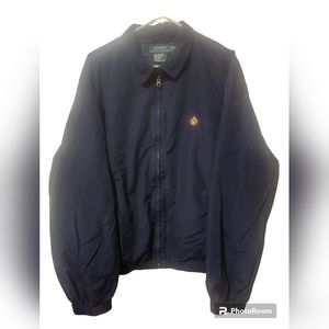 Vintage Lauren by Ralph Lauren Navy Blue Jacket Full Zip XXL Size